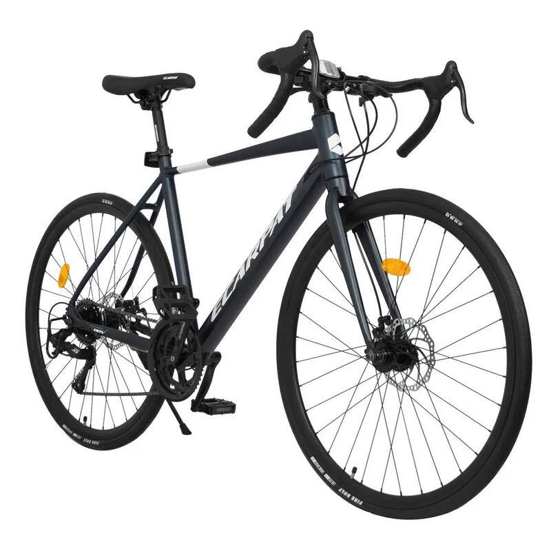 x27 16-velocità, 28 in. Mountain Bike con L-2 Freni a disco e telaio in alluminio per uomini e donne's in nero, 28 in.