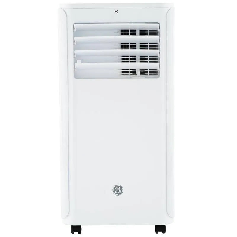 Condizionatore d'aria GE 3-in-1, Design portatile compatto, 6100 BTU, Camere piccole con Deumidificatore e telecomando in bianco, 250 sq. ft, 6,100 BTU