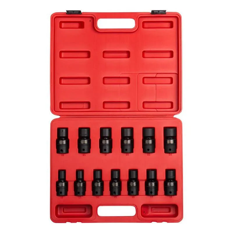 Unità metrico universale presa di impatto Set 13 pezzi, 1/2 in.