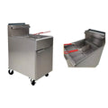 Commerciale 36 qt, 150000 BTU, ETL, Commercial-Grade Design, Natura Gas friggitrice 70 lbs, Acciaio, 150,000 BTU