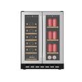Frigidaire 23. 4 in. Doppia zona bevande, refrigeratore 41 lattine/18 Bottiglia in acciaio inox, 23.4 in