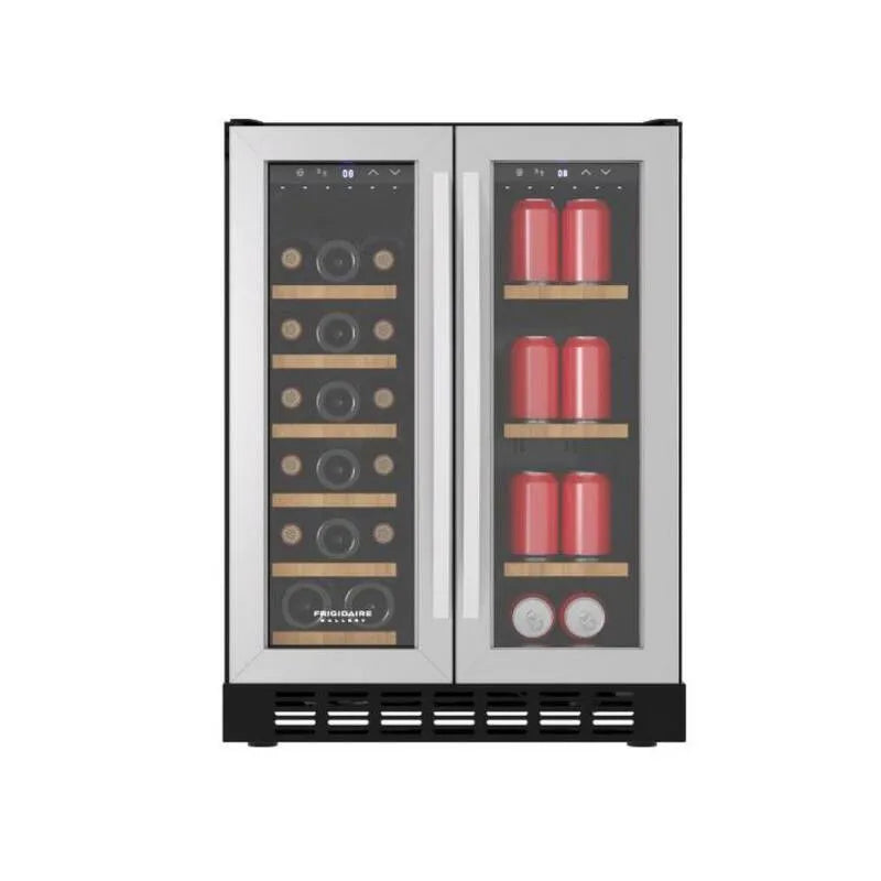 Frigidaire 23. 4 in. Doppia zona bevande, refrigeratore 41 lattine/18 Bottiglia in acciaio inox, 23.4 in