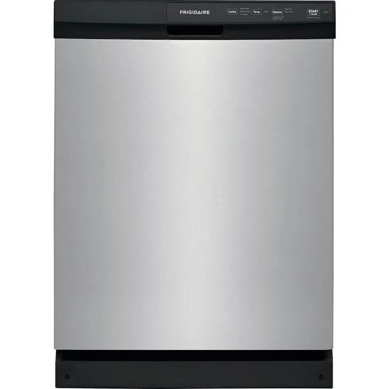 3 programmi Frigidaire 3 cilindri Lavastoviglie, 24 pollici, Acciaio inossidabile, 55 dBA
