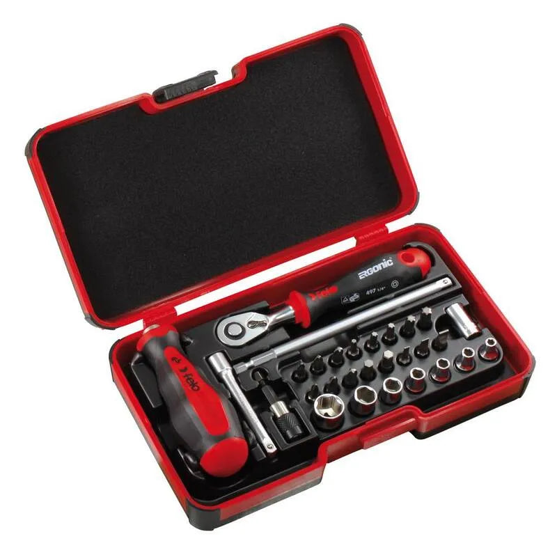29 pezzi Smart II Set con 2 componenti Maniglia cacciavite e T-Handle in uno