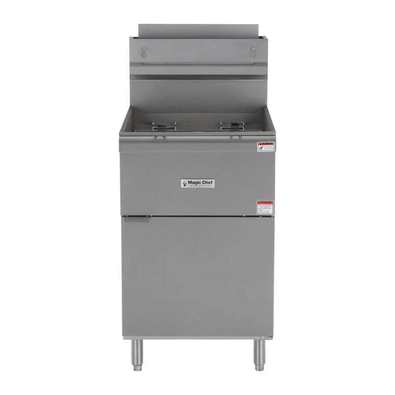 Magic Chef magico, 52 Qt, Acciaio inossidabile, Design commerciale-classico, Propane liquido