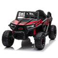 12-Volt bambini cavalcare su UTV Electric Car con musica in nero e rosso