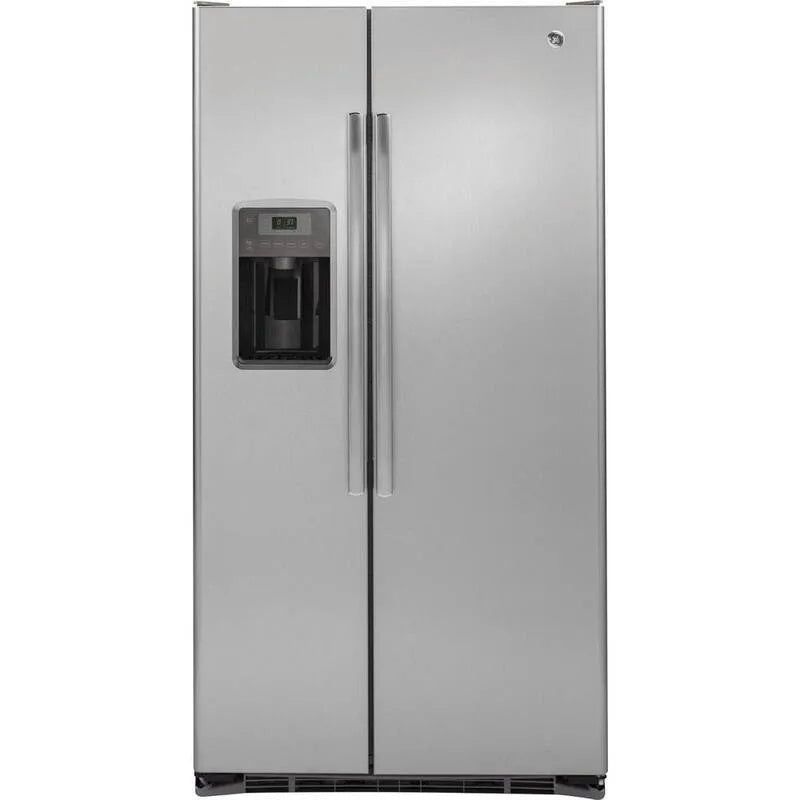 GE Refri rator, 21, 9 cu. ft, controprofondità, acciaio inossidabile, 21.9 cu. ft