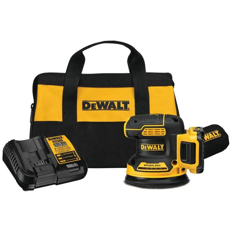 DEWALT 2. 0Ah, 20V, 5 in., Design senza cordone, Sander orbitale casuale con, senza spazzole, 2.0Ah