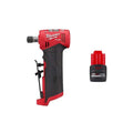 Milwaukee FUEL 12V M12, Design senza fili, 1/4 in., Grinder angolo destro con CP ad alta uscita 2. 5 Ah batteria, senza spazzole, 2.5 Ah