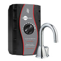 Dispenser acqua calda InSinkErator Invite HOT100, serbatoio, rubinetto cromato 6,25 pollici