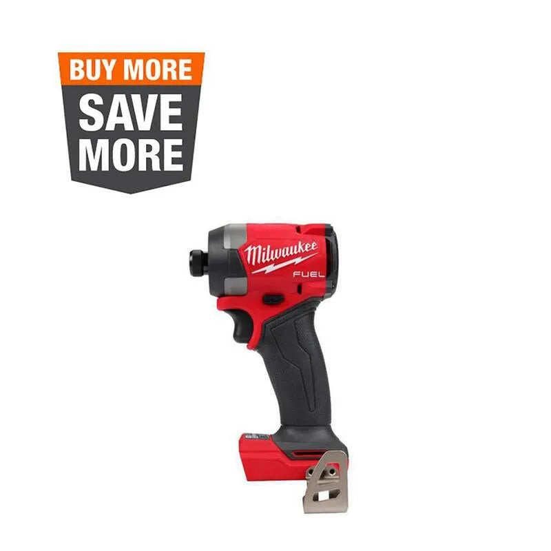 Milwaukee FUEL 18V M18, 1/4 in., Design senza fili, Strumento-Solo, Driver per l'impatto di Hex, senza spazzole