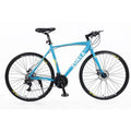 Velocità luce ibrida in alluminio 700C, 28 in., 27 velocità, blu
