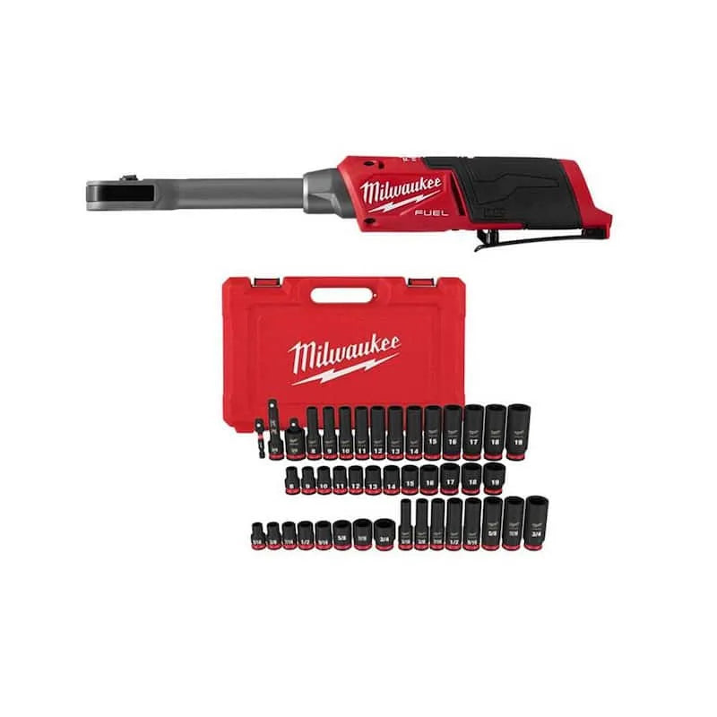 Milwaukee M12 1/4in. -3/8in. Set di presa a punto, 12V, progettazione senza fili, senza spazzole