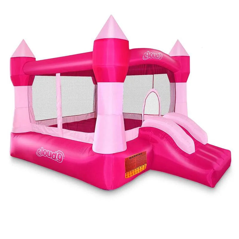 Principessa, Nube 9 Princess Bounce House con punte e patch di riparazione senza ventilatore