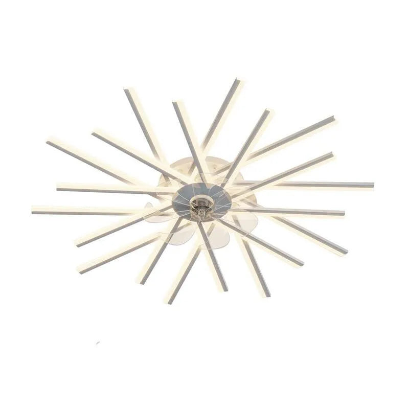 Ventilatore da soffitto, 45 pollici, Telecomando, DC Motor, da interno, Bianco, 45 in