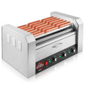 Macchina per cucinare a rullo per griglia interna 1100-Watt, Acciaio inossidabile, Argento, Griglie per porte