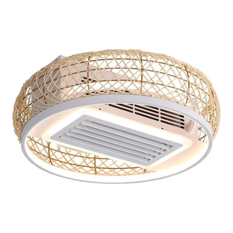 Ventilatore da soffitto, telecomando, 20 pollici, supporto a flusso, interno, bianco, ventilatore a soffitto senza fili e telecomando
