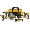 Kit Combo per utensili DEWALT 2. 0Ah, 20V, Design senza fili, Batterie e caricabatterie da 20V, 6 utensile, 2.0Ah