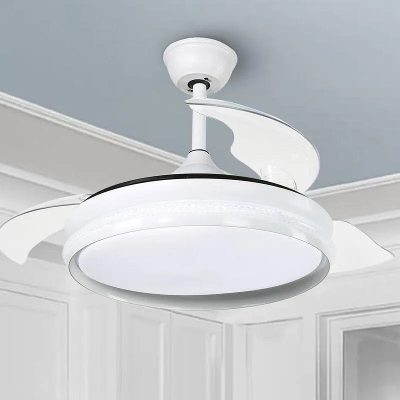 Ventilatore da soffitto, telecomando, 42 pollici, bianco, a distanza, 42 in