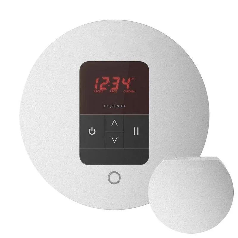 Controllo con testa di vapore AromaSteam rotonda per vapore Generatore di vasca in un-Plated, iTempo