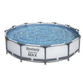 Bestway sopra la piscina e la pompa di terra, 12 ft, 30 in., acciaio