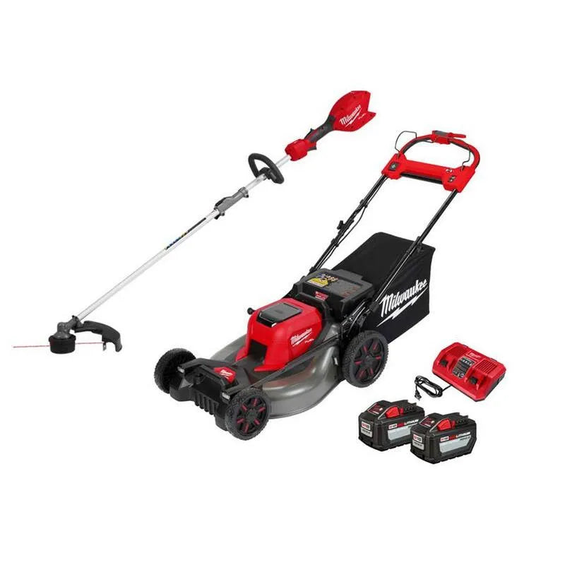 Milwaukee FUEL 18V M18 Trimmer di stringa, 21 in., Design senza cordone, senza spazzole, Batteria, Nero, tosaerba auto elettrica