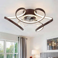 Ventilatore da soffitto, 22 pollici, Cirgolazione dell'aria a distanza, Luce LED