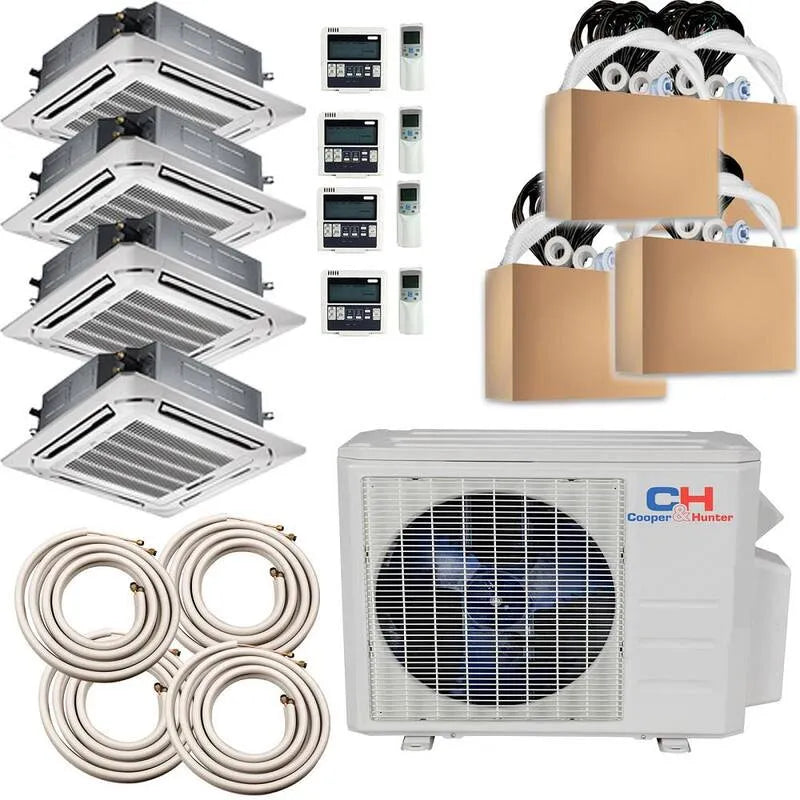 sistema mini-split 3-Ton, 22. 5 SEER, 36000 BTU, Funzione di calore, Sophia, 230, 36,000 BTU, Bianco, Sistemi multisplit