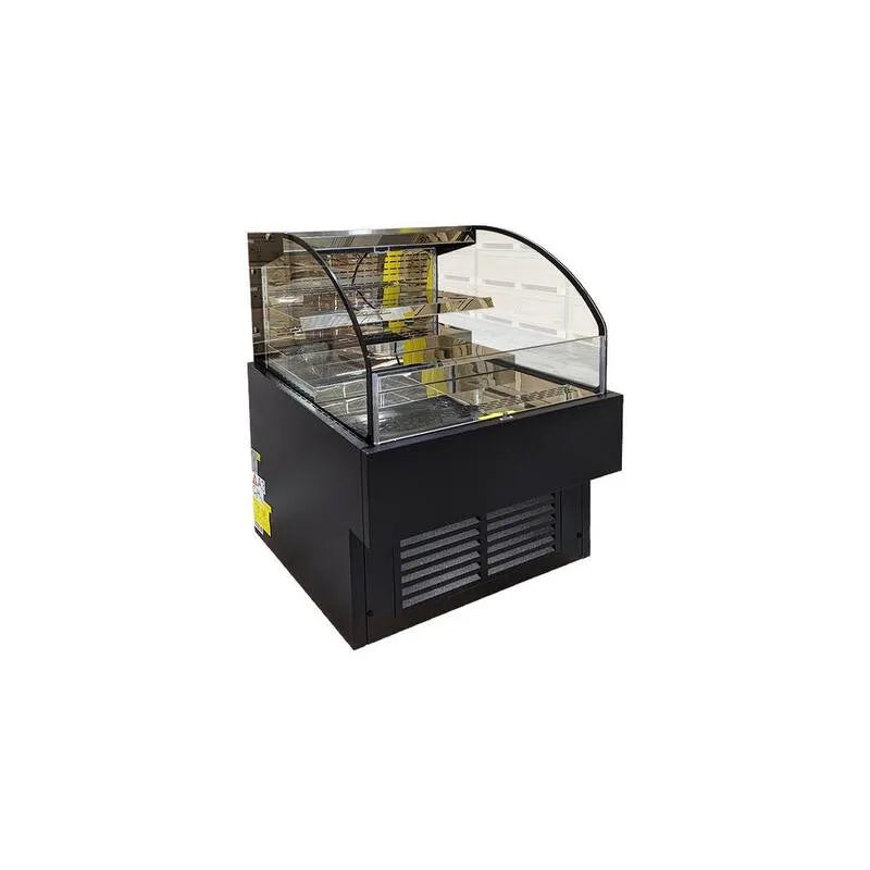 EC234B, 8. 2 Cu. Ft, Commerciale, Vetrina refrigerata a schermo aperto commerciale EC234B Nero, 35. 4 dentro., 35.4 in, 8.2 Cu. Ft