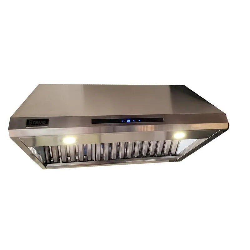 Cappa aspirante, Cappa, 850 CFM, 36 in., Acciaio inossidabile, Cucina ventilazione e sistema di scarico di cottura, Sotto gabinetto