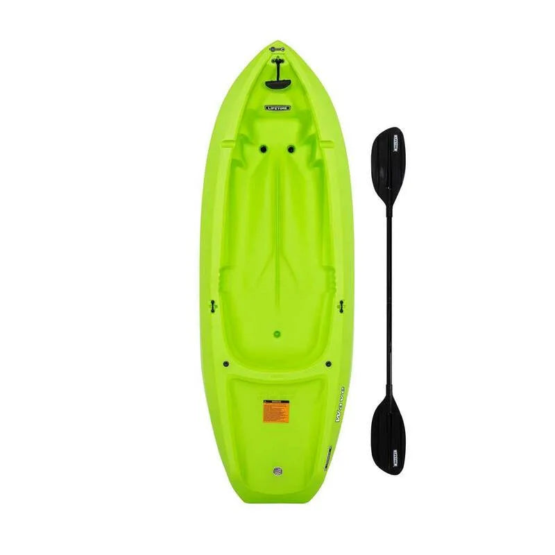 Kayak con Paddles, Green Youth Wave Kayak