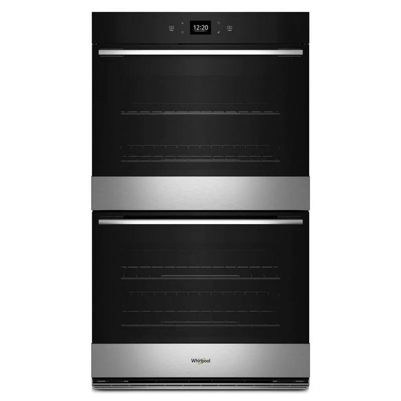 Whirlpool doppio forno elettrico a parete, acciaio inossidabile, auto-lavaggio, cottura a convezione, 30 pollici., 30 in, Acciaio inox antimpronta, forni a parete elettrici doppi