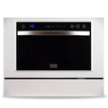 Nero+DECKER Lavastoviglie 6-Place Setting, 21, 5' W, Bianco