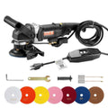 Kit di lucidatura 10-Amp, 3000 RPM, 4 in., Grinder bagnato a batteria, 700-3000 RPM Spolveratore 800 Watt, velocità variabile