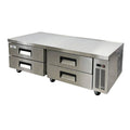 Frigorifero 4-Drawer, 72 pollici, 35 piedi, Acciaio inossidabile, Commerciale-Grade Design, 72 in, 35 cu. ft