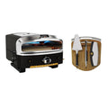 Forno per pizza all'aperto a doppio pannolino, forno con kit per la frusta, propano liquido, Versa16