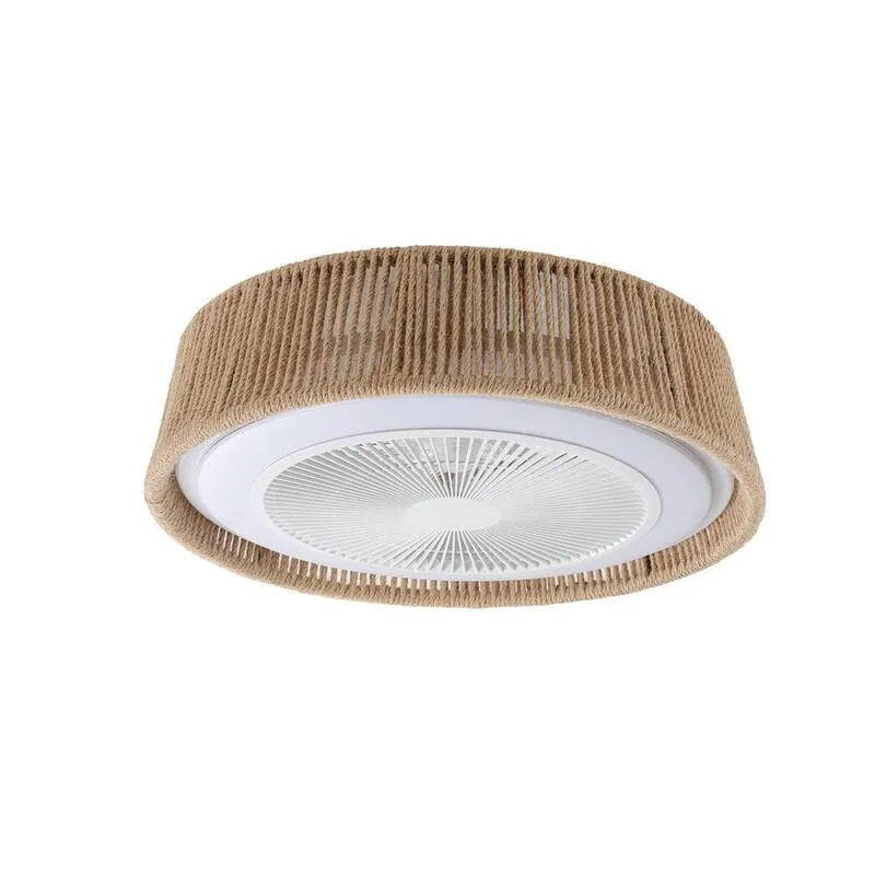 Ventilatore da soffitto interno, 21 pollici, con luce a LED, a distanza, regolabile a distanza, dimmerabile