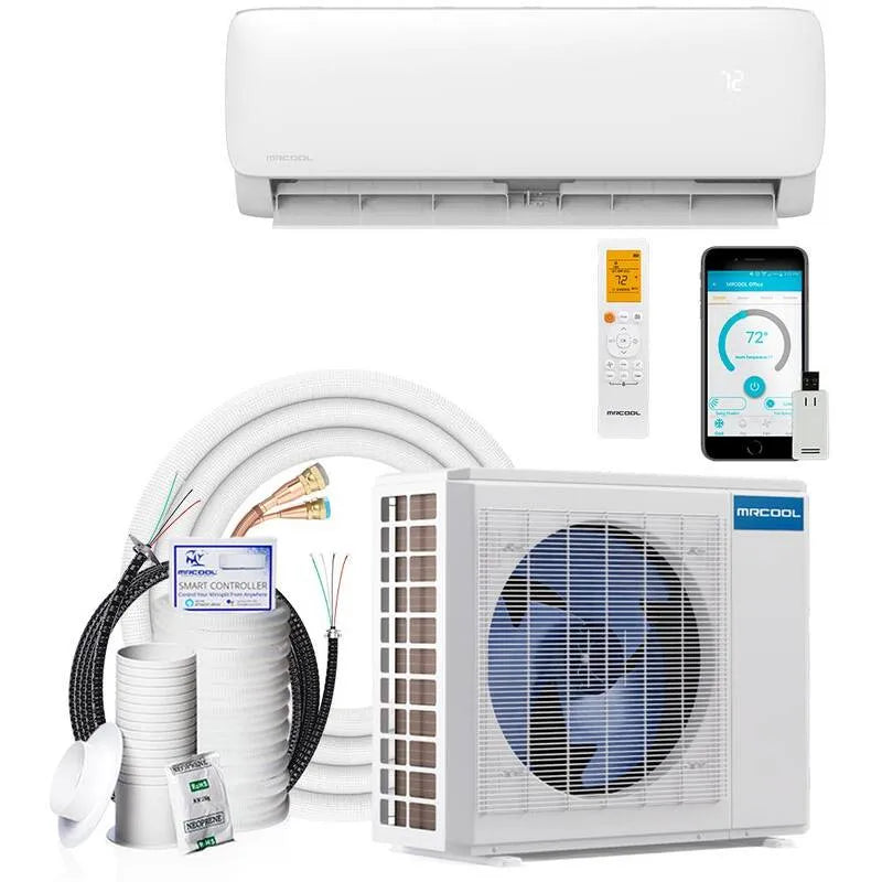 MRCOOL 1-Ton sistema mini-split senza canalizzazione, 18 SEER, 12000 BTU, 16ft, 115V, 1-Zone, 12K, 12,000 BTU