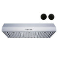 Cappa aspirante, Cappa, 500 CFM, 30 in., Acciaio inossidabile, Cucina ventilazione e sistema di scarico di cottura, Sotto gabinetto, Acciaio inox, Cappe sottopensile