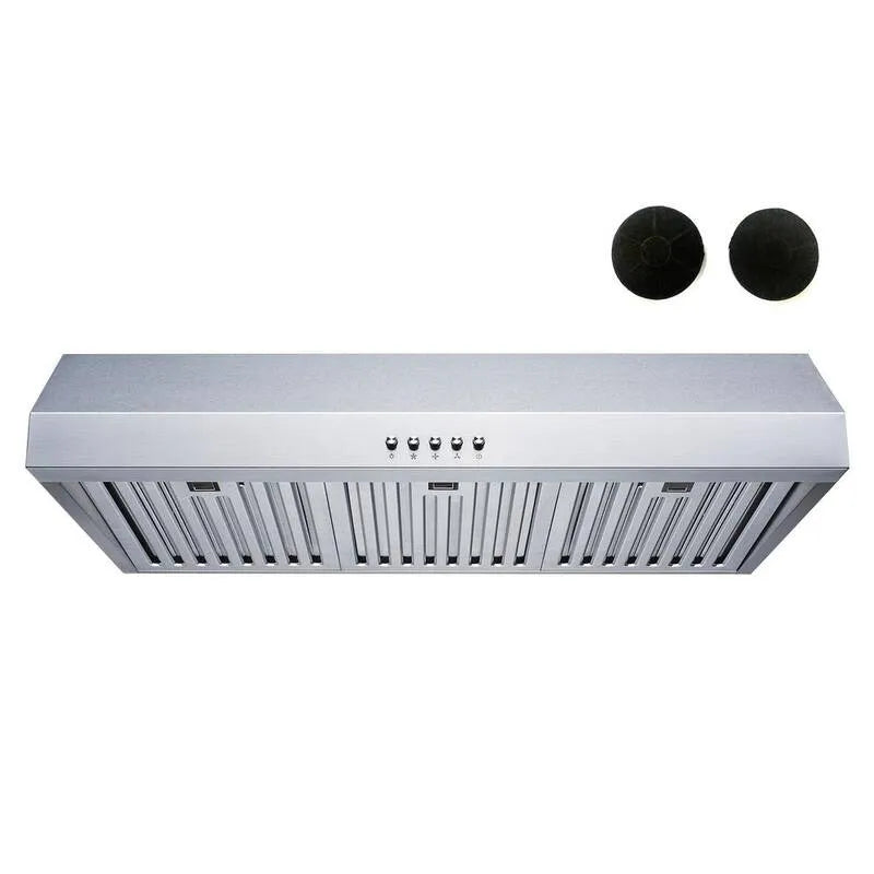 Cappa aspirante, Cappa, 500 CFM, 30 in., Acciaio inossidabile, Cucina ventilazione e sistema di scarico di cottura, Sotto gabinetto, Acciaio inox, Cappe sottopensile