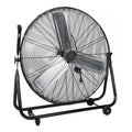 30 in., 30 in. 3 velocità ventilatore industriale ventilatore in metallo nero con Roll Booster e 360° regolabile inclinazione