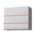 Cappa aspirante, 3-velocità Cappa a 3 velocità, 600 CFM, 36 pollici, Acciaio inossidabile, Wall-Mountable, Montaggio a parete, in acciaio inossidabile spazzolato con rame