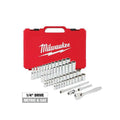 Milwaukee 50 pezzi Metric Ratchet e Presa Meccanica Strumento, 1/4 in.