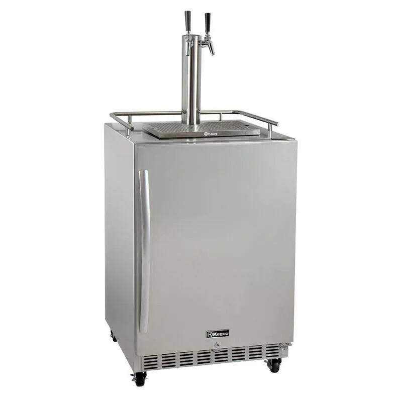 doppio rubinetto digitale commerciale esterno Kegerator, acciaio inossidabile, progettazione commerciale-classe