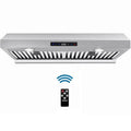 Cappa aspirante, 3-velocità Cappa a 3 velocità, telecomando, touch Controls, acciaio inossidabile, 800 CFM, 30 pollici, sotto gabinetto