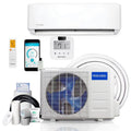 Sistema di Spalato Mini senza Ductless MRCOOL 2-Ton, 16 ft, 230V, 1-Zone, 24K, 18-SEER, 16 ft Line-Mini Stat 230V