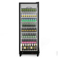 Frigorifero, 24. 8 in., 17, 5 cu. ft, Design commerciale-verde, nero, 24.8 in, 17.5 cu. ft