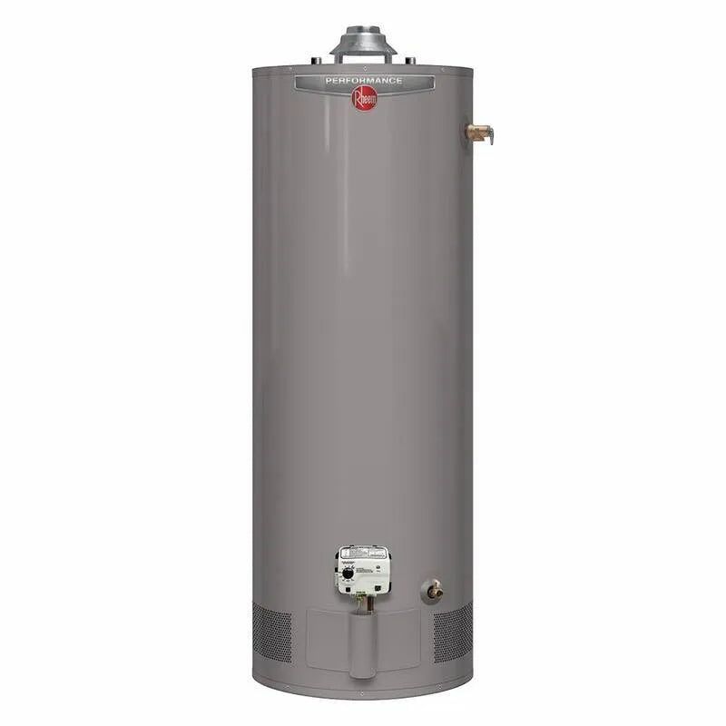 Scaldacqua, Rheem 6-Year, 40 Gal, 30000 BTU, Gas naturale, Performance 40 Gal. Riscaldatore ad alta quota BTU ad alta quota di gas naturale con garanzia, 30,000 BTU