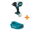 Makita, 18V, 1/2 in., Solo strumento, Chiave di Impatto di Drive, Design senza fili, Senza spazzole