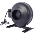 4 in., 4 in. 316 CFM Inline Duct ventilatore: aria Circulation Vent ventilatore da pavimento per idroponici, massaggio di circolazione e cucine, basi, 316 CFM